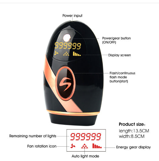 Appareil d'Épilation Laser IPL Professionnel - VikyCharm®
